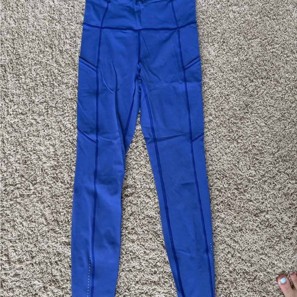 Lululemon Fast & Free Tights Blue Size 4 Leggings